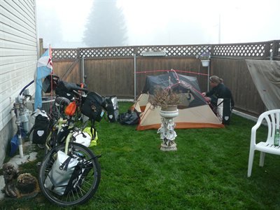 Camping en el jardin de Ted, Quesnel