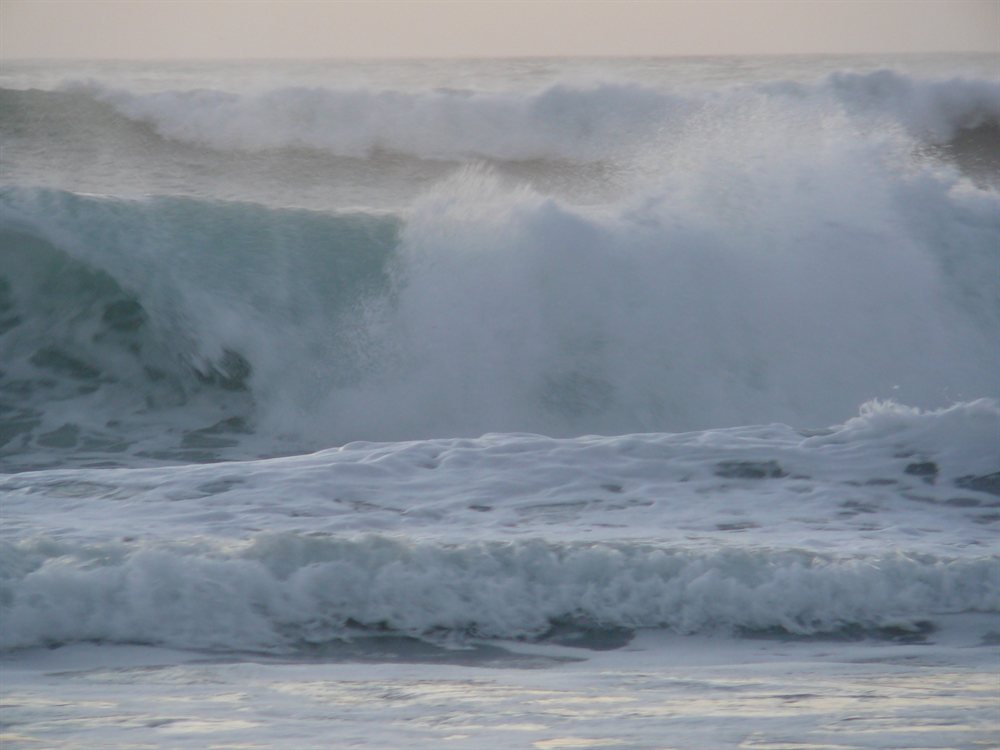 ...la fuerza del mar...