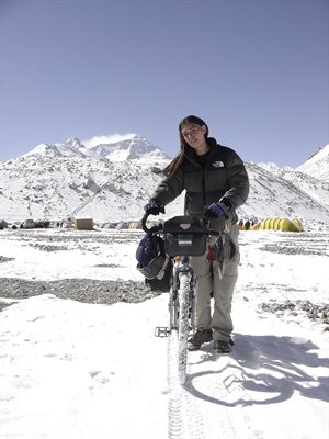 la ruta de vuelta enla bici
